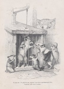 Il nous dit : ne pleurez pas, agissez ! de Scènes de la vie privée et publique des animaux, vers 1837-1847