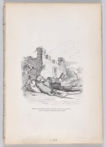 Quand il dormait au soleil... de Scènes de la vie privée et publique..., ca. 1837-47