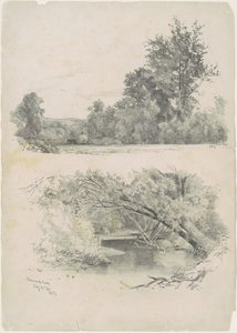 Hudson et Claverack Creek - Andrew Fisher Bunner