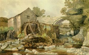 Pont du moulin et cascade - Andrew Hunt