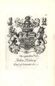 Blason et crête du très honorable Jocelyn Sidney, 7e Comte de Leicester - Andrew Johnston