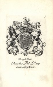 Armoiries et blason du très noble Charles FitzRoy, 2e duc de Grafton - Andrew Johnston