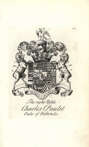 Blason et armoiries du très noble Charles Powlett, 3e duc de Bolton - Andrew Johnston