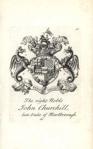 Blason et crête du très noble John Churchill - Andrew Johnston
