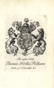 Armoiries et blason du très noble Thomas Holles Pelham - Andrew Johnston