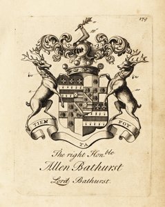 Blason du très honorable Allen Bathurst, Lord Bathurst - Andrew Johnston