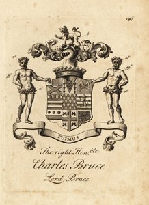 Blason du très honorable Charles Bruce, Lord Bruce, 3e comte d