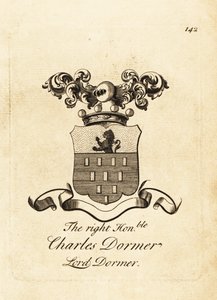Blason du très honorable Charles Dormer, Lord Dormer, 5e baron Dormer - Andrew Johnston