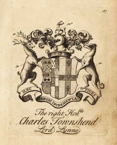 Blason du très honorable Charles Townshend, Lord Lynne, 3e vicomte Townshend - Andrew Johnston