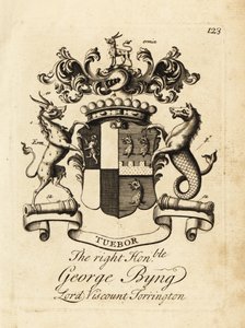 Blason du très honorable George Byng, Lord 1er vicomte Torrington - Andrew Johnston
