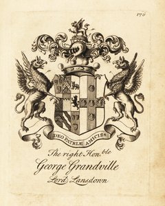 Blason du très honorable George Grandville, Lord Lansdown - Andrew Johnston