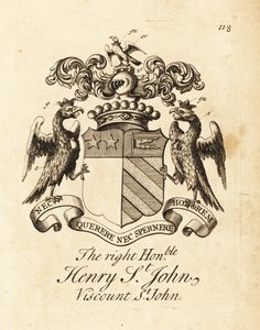Blason du très honorable Henry St - Andrew Johnston