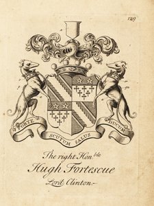 Blason du très honorable Hugh Fortescue - Andrew Johnston