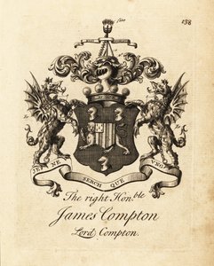 Blason du très honorable James Compton, Lord Compton, 5e comte de Northampton - Andrew Johnston