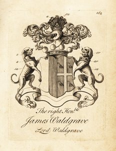 Blason du très honorable James Waldgrave, Lord Waldgrave - Andrew Johnston