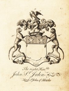 Blason du très honorable John St - Andrew Johnston