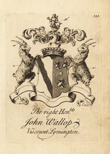 Blason du très honorable John Wallop, vicomte Lymington - Andrew Johnston