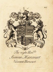 Blason du très honorable Simon Harcourt - Andrew Johnston