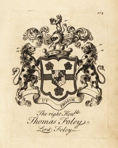 Blason du très honorable Thomas Foley, Lord Foley - Andrew Johnston