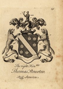 Blason du très honorable Thomas Stourton - Andrew Johnston