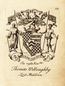 Blason du très honorable Thomas Willoughby, Lord Middleton - Andrew Johnston