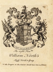 Blason du très honorable William North, Lord North & Gray, 6e baron North, 2e baron Grey - Andrew Johnston