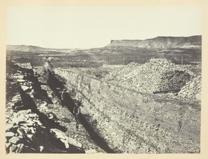 Burning Rock Cut, vallée de la rivière Verte - Andrew Joseph Russell