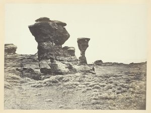 Dial Rock, Red Buttes, Laramie Plains - Andrew Joseph Russell