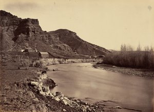 Planche 35. Echo City, en remontant la rivière Weber, 1869 (photo) - Andrew Joseph Russell