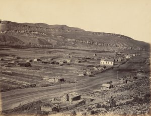 Plate 36. Coalville, Weber Valley,1869 (photo) - Andrew Joseph Russell