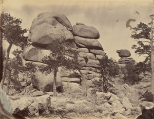Planche 3. Granite Rock, près de Beaufort Station, 1869 (photo) - Andrew Joseph Russell