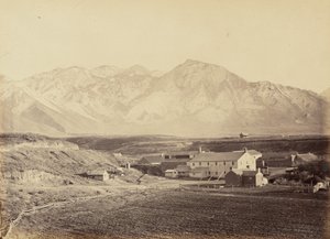 Planche 49. Usines de coton et de laine de Brigham Young, 1869 (photo) - Andrew Joseph Russell