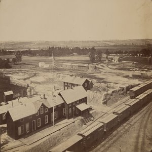 Dépôt ferroviaire, Alexandria, Virginie - Andrew Joseph Russell