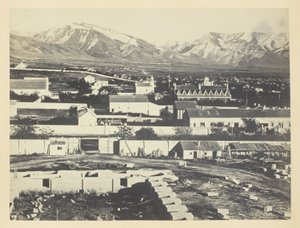 Salt Lake City, Camp Douglas et les Montagnes Wasatch en Arrière-plan - Andrew Joseph Russell