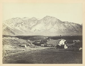 Chaîne de montagnes Wasatch des Rocheuses, depuis l