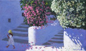Bougainvilliers, Anandas, Milos, Îles grecques, 2017 - Andrew Macara