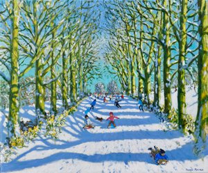 Amusement au soleil et à la neige, Derby, 2022 - Andrew Macara