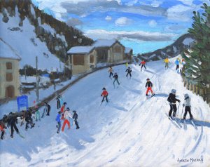 Skiant vers Selva Val Gardena, 2016
