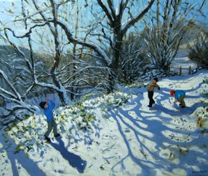 Bataille de boules de neige, Derbyshire - Andrew Macara