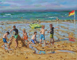 Le château de sable, Wells-next-the-sea, Norfolk, 2019 - Andrew Macara
