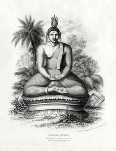 Cotoma Bouddha, vénéré à Ceylan, Siam, Chine, 19e siècle