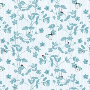 Coccinelle et papillon floral, 2017