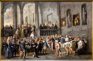 Assistance aux malades, vers 1640 (huile sur toile) - Andries van & Wael Cornelis de (1592 1667) Eertvelt