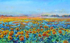 Champ de tournesols doré - Andrii Kutsachenko
