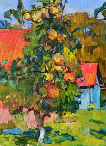 Un pommier plein de vie - Andrii Kutsachenko