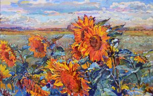 Champ de tournesols vibrant - Andrii Kutsachenko