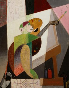 Les Singes No. 2 (Peintre singe) - Ángel Zárraga