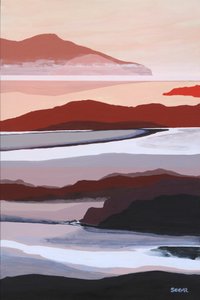 Paysage abstrait en couches - Angela Seear