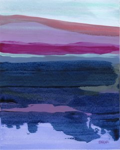 Paysage serein (abstrait) - Angela Seear