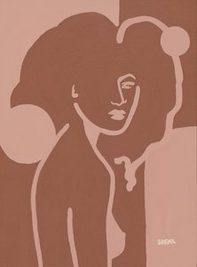 Femme nue minimaliste